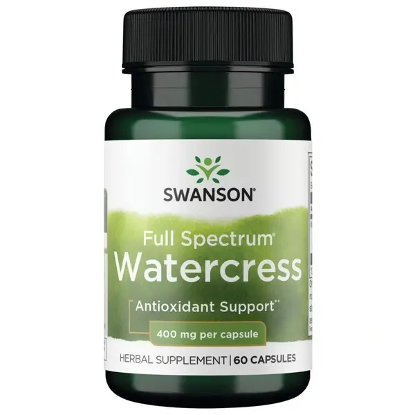 Swanson Full Spectrum Watercress 400 mg 60 Capsules Swanson Full Spectrum Watercress 400 mg 60 Capsules