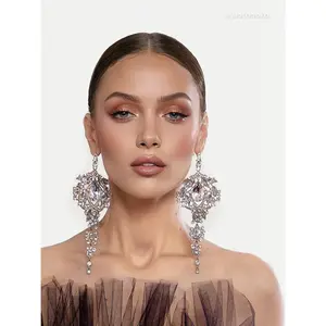 Amily Extra Large Dangle Statement Earrings