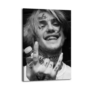Lil Peep Canvas Aesthetic For The Bedroom Wall Sitting Room Dormitory Wall Office Wall Poster Decorative Painting Canvas Wall