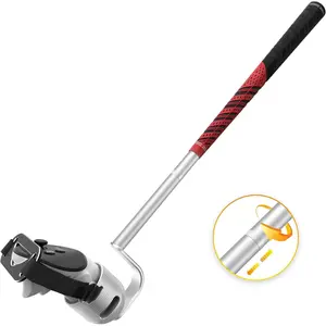 VR Golf Club Compatible with Meta Quest 3S/Quest 3/2, Adjustable Length Golf Club Attachment for Oculus Quest 3 Right Controller, Aluminum VR Golf Shaft Simulator Grip, 90 Degree Keep Tracking