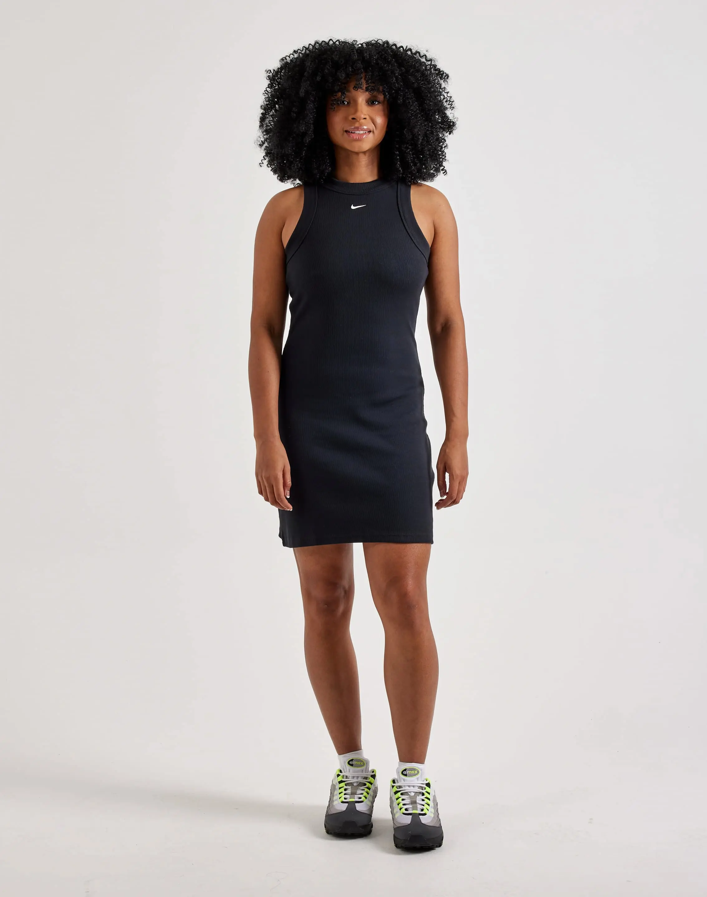 Womens Nike Chill Knit Ribbed Tank Dress