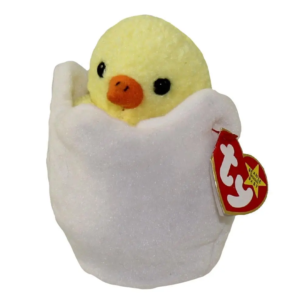 TY Beanie Baby - EGGBERT the Egg & Chick (6 inch) (1998) - MWMTs
