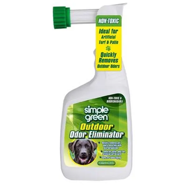 212 MAIN 32 oz. Liquid Outdoor Odor Destroyer, Biodegradable Lawn-Friendly Trigger Spray for Pet Litter Stain Cleaning, Surface Safe for Patio & Artificial Turf with Fresh Clean Scent, Stain Remover, Deodorizer