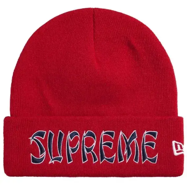 Supreme New Era Action Beanie Red