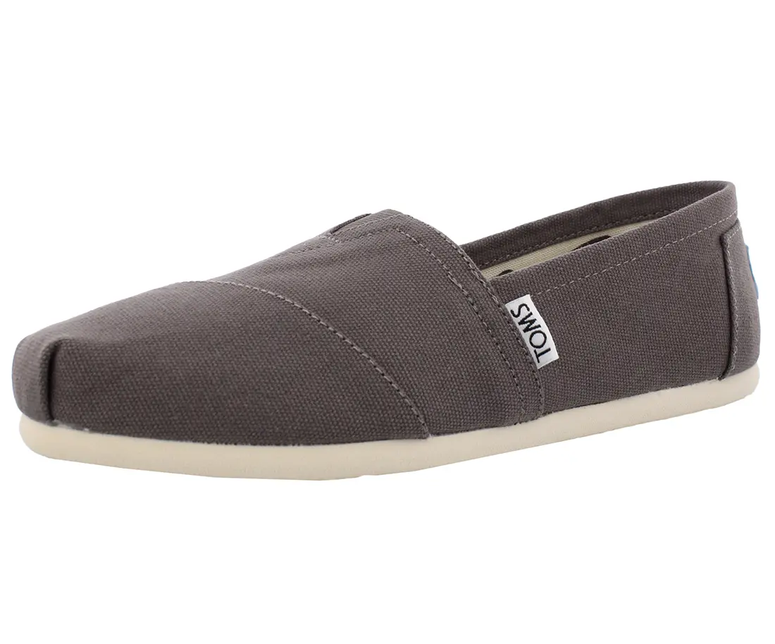 Toms Classic Canvas Slip On Womens Shoes