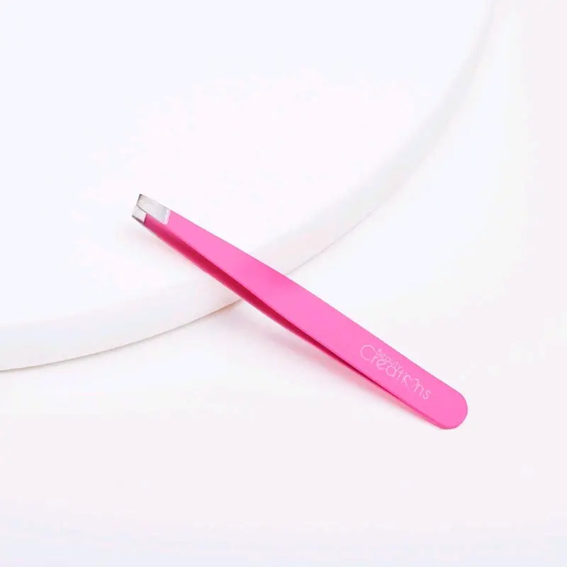 Beauty Creations Precision Eyebrow Tweezers for Women, Ergonomic Tweezer Tool with Metal Tips for Flawless Daily Control, Single Pair, Cosmetic, Gentle Grasp, Makeup