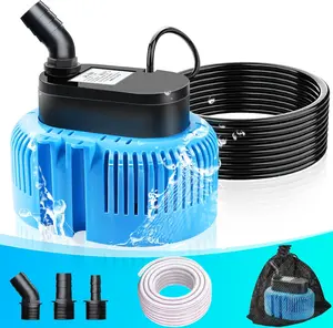 Above Ground Pool Cover Pump, Submersible Water|Sump Pump for Draining, 850 GPH Blue