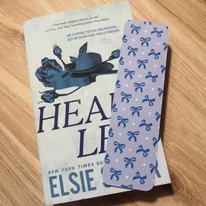 Light Blue Coquette Bow Bookmark
