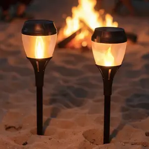 LED Solar Path Flame Torch