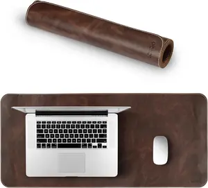 Londo Top Grain Leather Extended Mouse Pad – Large Desk Mat for Office & Gaming, Smooth Writing Surface, Non-Slip Base, Durable & Stylish Workspace Accessory