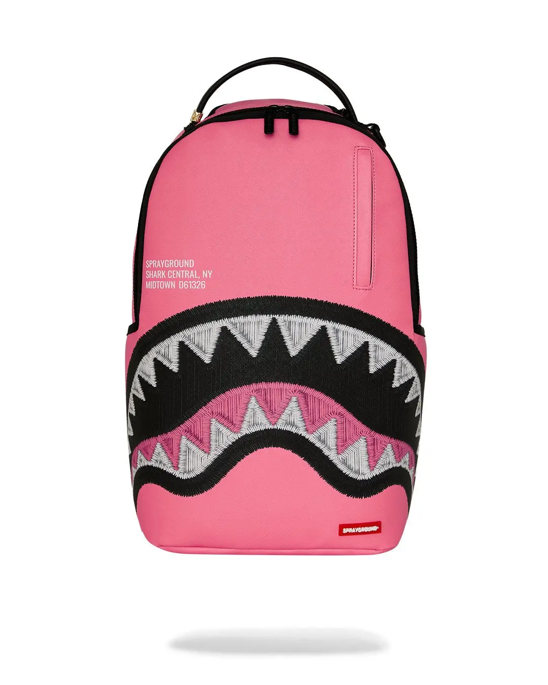 SPRAYGROUND SHARK CENTRAL EMBROIDERED EFFECT BACKPACK