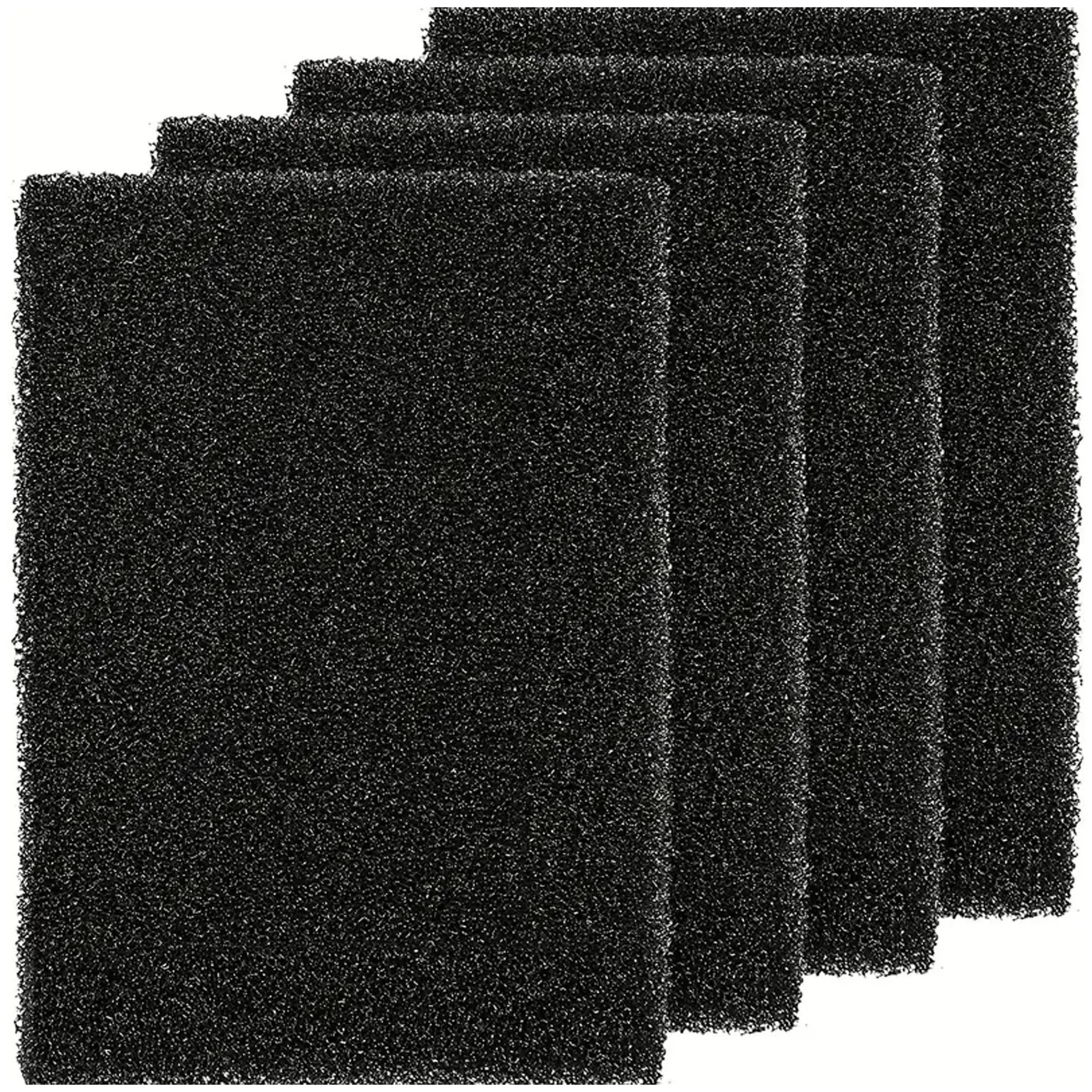 Aquarium Filter Sponge Set, Filter Media, Filter And Accessories, 4 Counts Reusable Foam for Fish Tank, Suitable for Various Aquarium Filters, Pet Supplies