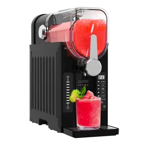 Tzumi Puree 1.6L Slushie Machine & Soft Serve Ice Cream Maker – Frozen Drink Machine, Slushie Maker, Margarita Machine for Home