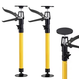 Heavy-Duty Adjustable Support Rods (Set of 2), 90 lbs Capacity, Non-Slip Steel Locking Mechanism, ABS/Metal Hybrid for Securing Cabinets, Panels, Staircases, Porch Railings, and Deck Doors