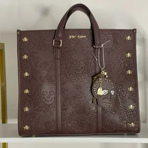 Betsey Johnson Chocolate Skull Tote - Authentic Brand New Cute Crossbody Bag