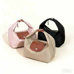 Mini Crescent Underarm Bag |   Nylon Lightweight Shoulder Purse with Adjustable Strap |   Perfect for Travel & Gifting