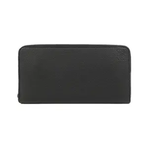 Pre-owned Loewe Calfskin Small Leather Goods Calf Long Wallet