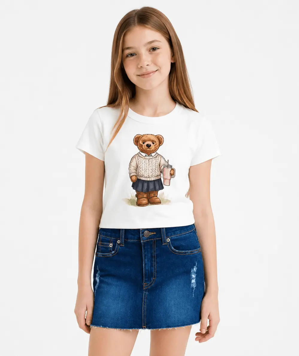 Tween Miami Denim Mini Skirt