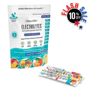 NaturalSlim Electrolytes™ Variety Pack Gut Health Supplement Dietary Probiotic Edible