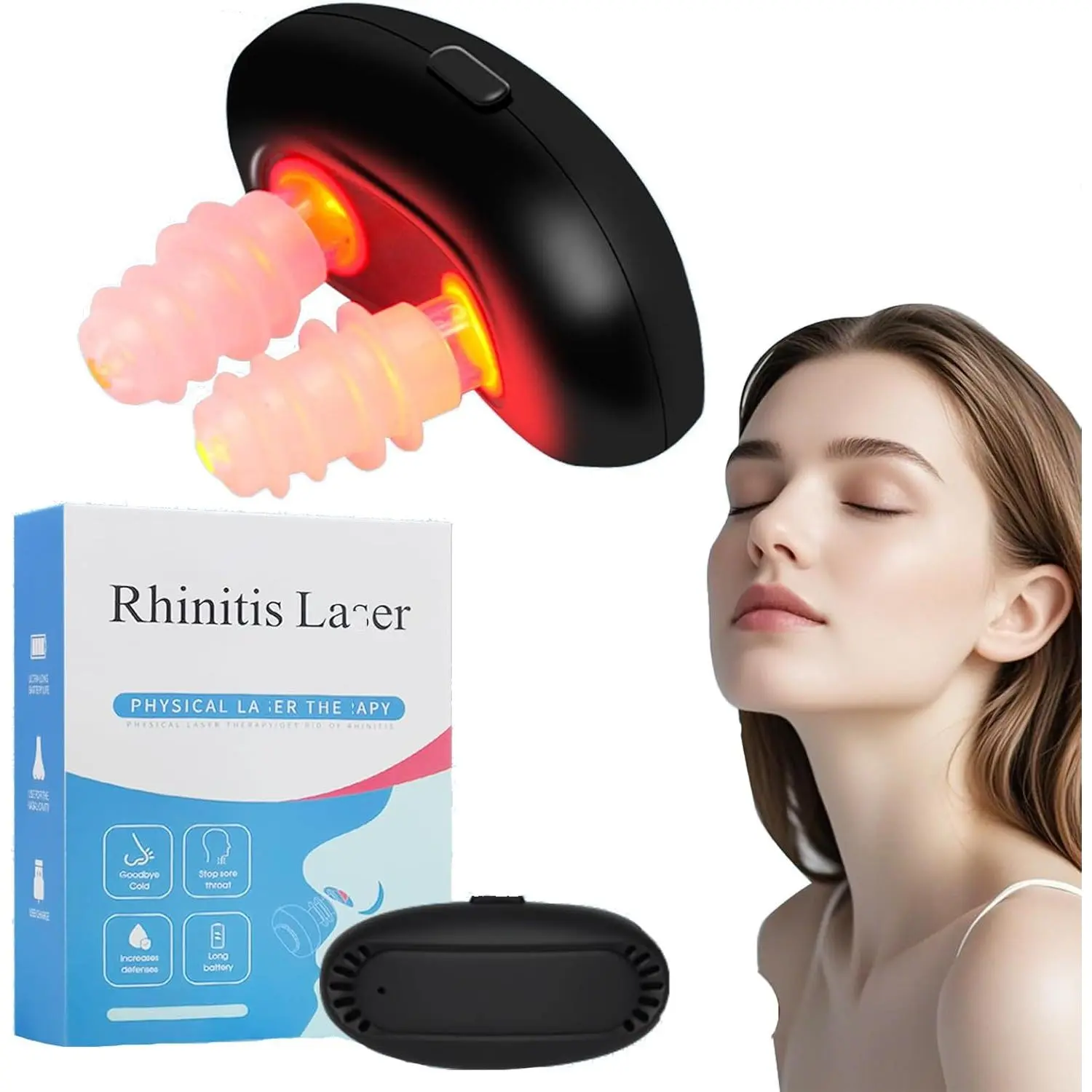 Portable Nose Care Device, Compact Personal Nasal Care Tool with Simple One-Button Operation, Lightweight Nose Comfort Accessory for Home, Travel and Daily Personal Care Use-BY
