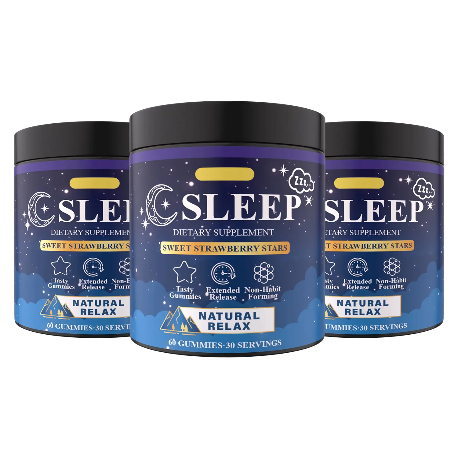 Sleep Dietary Supplement Gummies|60Gummies|Supports Night Time Comfort|Evening Calm Wellness Blend|for Men, Women|Plant Sourced Wellness Formula|DealsForYouDays