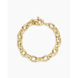 gorjana – Avery Statement Bracelet – 18K Gold-Plated Chunky Bracelet – Bold & Versatile Jewelry – Effortless Statement Piece for Everyday Wear