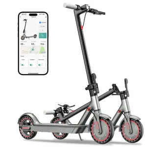 [E-Brake] Electric Scooter – 19 MPH Top Speed, 350W Motor, 8.5" Solid Tires, Dual Brakes, 36V Battery, Foldable Commuter E-Scooter for Adults & Teens