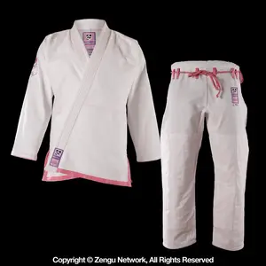 Hyperfly "Hyperlyte" Jiu Jitsu Gi - White/Pink