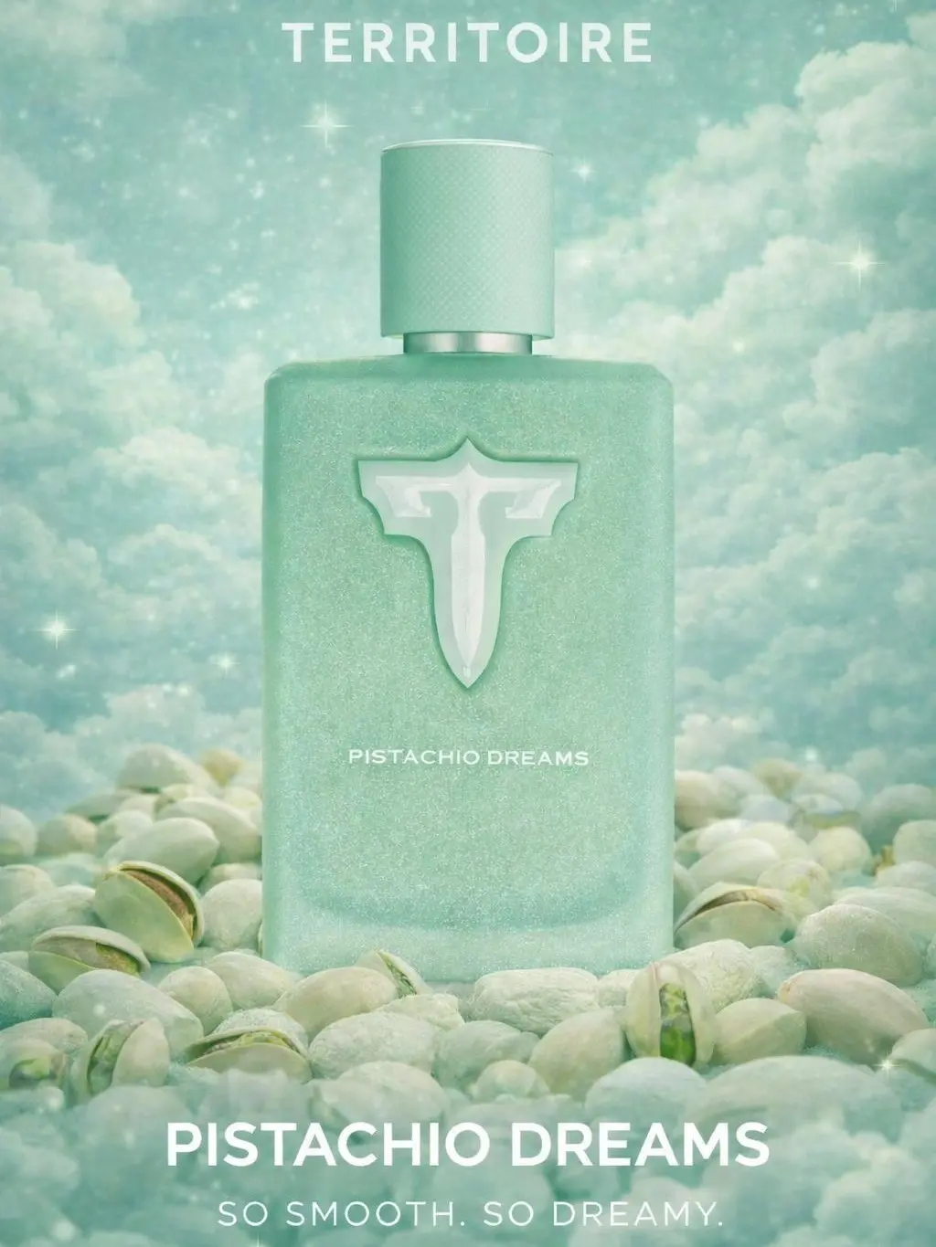 Territoire Pistachio Dreams Eau de Parfum (EDP) - 100ml Women’s Fragrance, Gourmand Fresh Nutty Floral Fragrance Blend for Everyday Wear