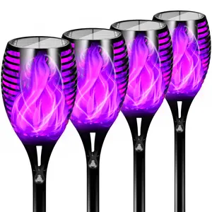 Halloween Decorations Outdoor Lights, Solar Lights Outdoor  for Halloween Decor, Waterproof  Lights for Yard, Lawn, Patio, Garden, Party Solar Flickering christmas lights outdoor