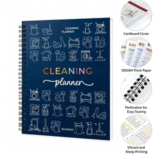 ADHD Cleaning Planner - Cleaning Schedule and Checklist Organizer for Adults and Teens - Daily, Weekly & Monthly Household Cleaning Checklist for ADHD Minds - Stress-Free Housework