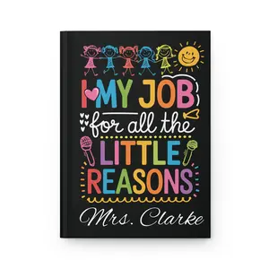 Personalized I Love My Job for All the Little Reasons Journal