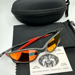 P18 Paperstreetshade Fight Club Tyler Durden metal with case polarized lenses Brad Pitt sunglasses