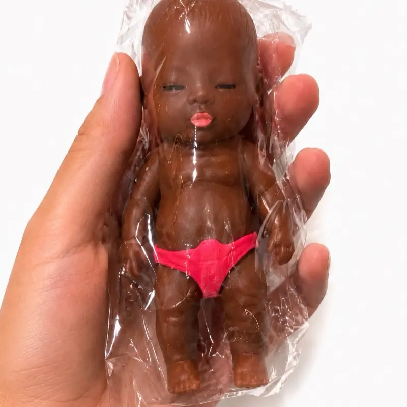 Brown Baby Squishy Stress Relief Toy, Anxiety Relief Product, Decompression Squeeze Item, Sensory Stress Reliever for Calming Touch & Fidgeting
