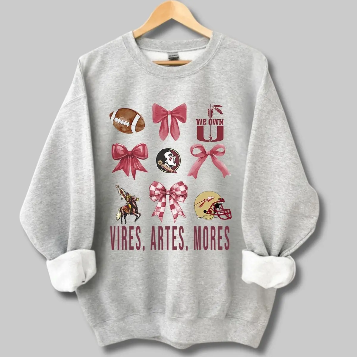 Coquette Florida State Team Sweatshirt, Retro Florida State University Sport College Team Sweatshirt, Gift Top For Men, Women, Gift For Fans