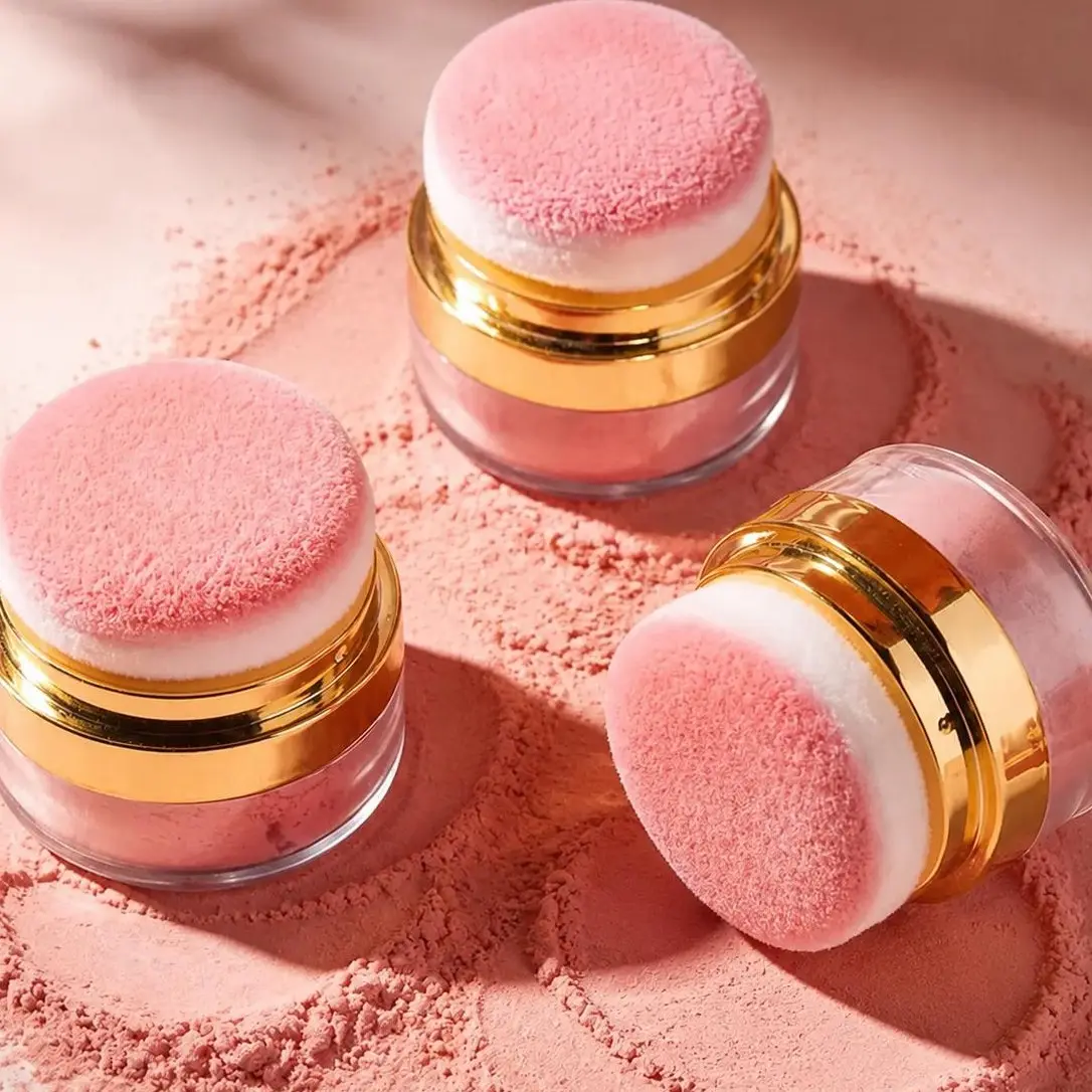 3 color blush,makeup set kit,Lazy blush, quick makeup, with a small mirror, makeup at any time, enhance color, cosmetics,Valentine's Day gift，Holiday gift summerwins