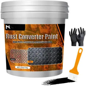 Metal , Rust Converter and Metal Primer 35 oz - Anti-Rust Coating Rust  Encapsulator for Maximum Rust, Stop , Ideal for  Parts, , Railings, Fences, Tools, Heat Resistant
