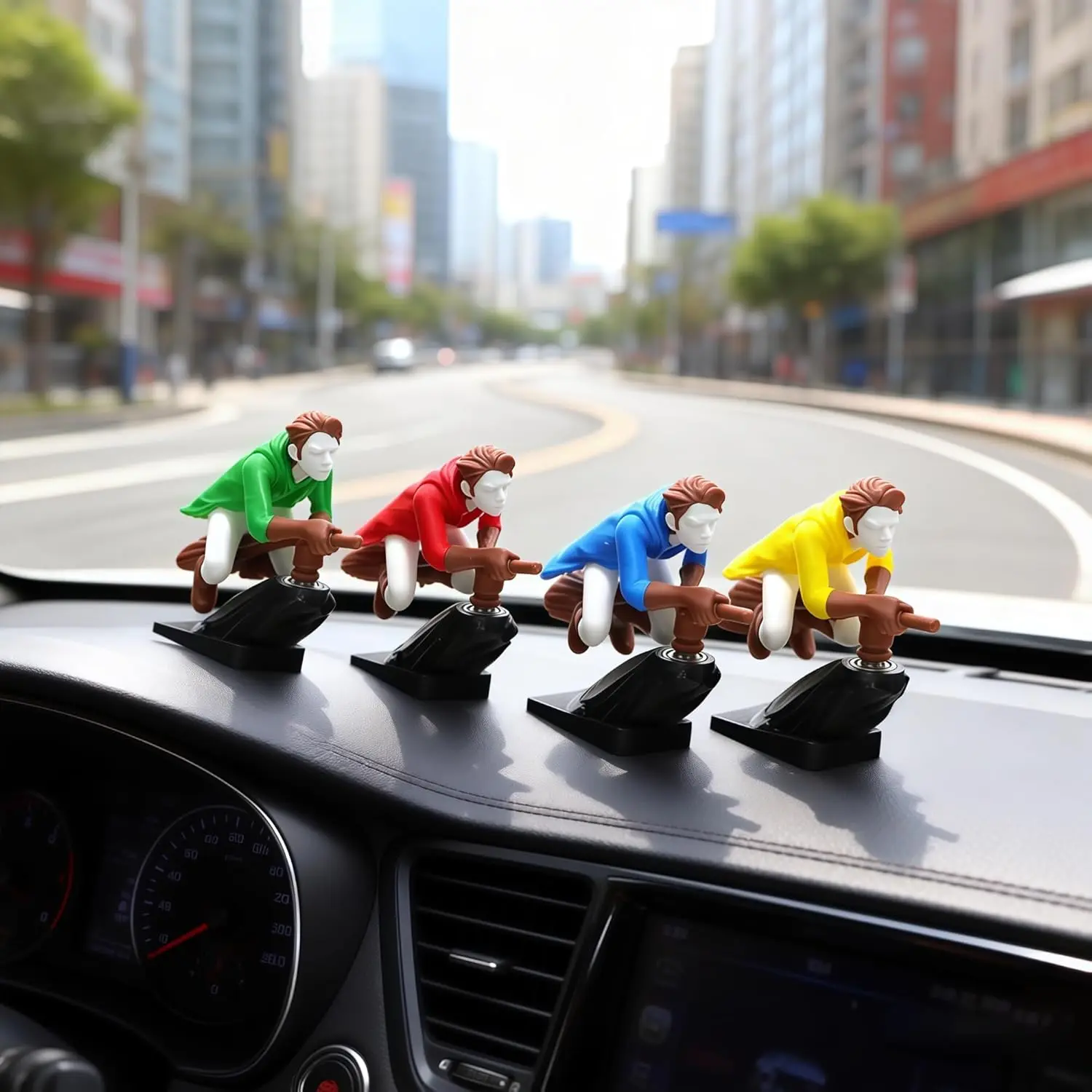 Car Dashboard Ornament, Broomstick  Motion-Activated Drifting Car Decor, Fun Fantasy-Themed Dashboard Toy for Witch & Wizard Fans, Car Interior Decor, Car Dashboard Accessories
