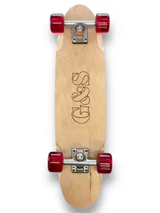 29" G&S Warp 2 Round Tail Skateboard Complete - Natural with Yo-Yo's