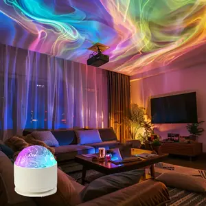 LED Projector Lamp with Remote Control, 1 Count USB Powered Color Changing Round Spotlight with Infrared Sensor, Decorative Light for Bedroom, Wedding, Travel