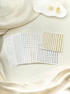 Fake Lip Piercing Fake Nose Stud, Non Piercing Nose Stud, Stainless Steel Ball Belly Button Sticker, Face Sticker, Punk Y2K Makeup for Women Men, Nose Cuff