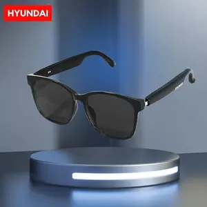 HYUNDAI HY-C8 Wireless Smart Glasses, Cat Eye Design USB Rechargeable Smart Sunglasses, Bluetooth-compatible Multifunctional Easy Touch Operation Glasses for Women & Men