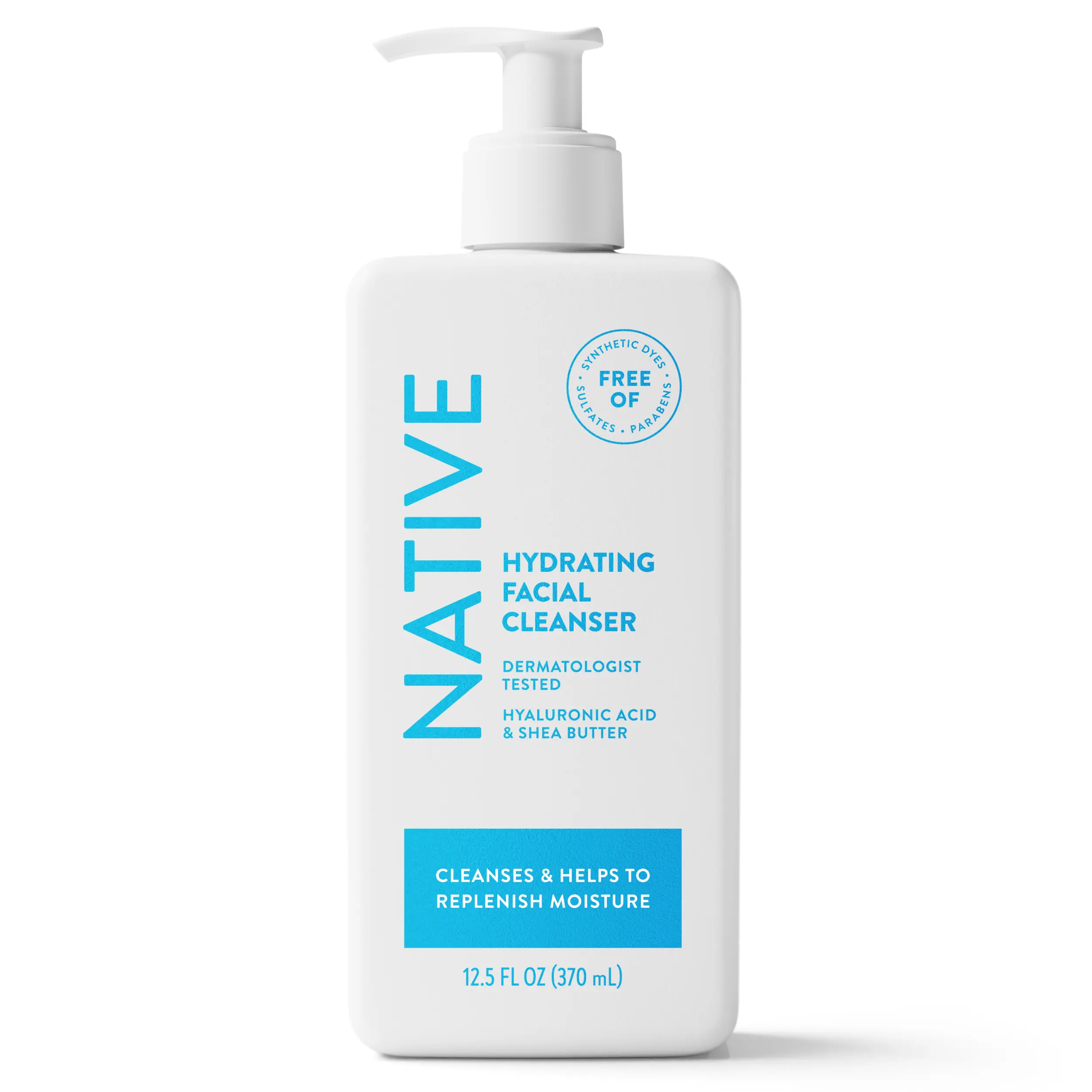 NATIVE Facial Cleanser – Gentle Daily Face Wash, Removes Dirt & Oil