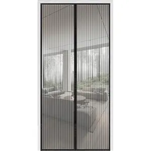 Magnetic Door Curtain, Anti Mosquito Partition Door Curtain, Perforation-free Magnetic Curtain for Home Kitchen Bedroom Bathroom Kitchen