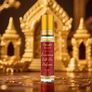 Luxury Roll-On Perfume Floral Scent Gentle and Elegant Fresh Aroma, Portable Lightweight Long-Lasting Fragrance for Travel, Eau De Parfum, Concentrated Fragrance, Daily Use Fragrance