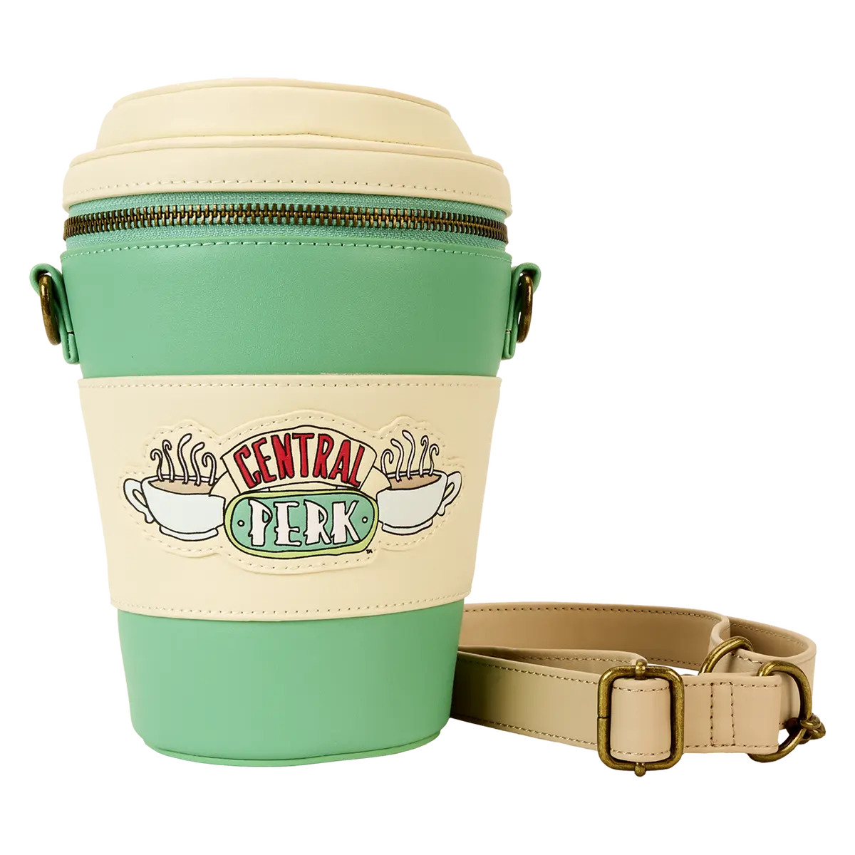 Friends Central Perk To-Go Coffee Cup Figural Scented Crossbody Bag, Cross Body Bags