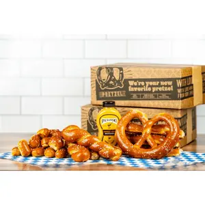 the triple twist box - Handmade Soft Pretzel Snack Combo Box, Three Pretzel Varieties, Shipped Fresh