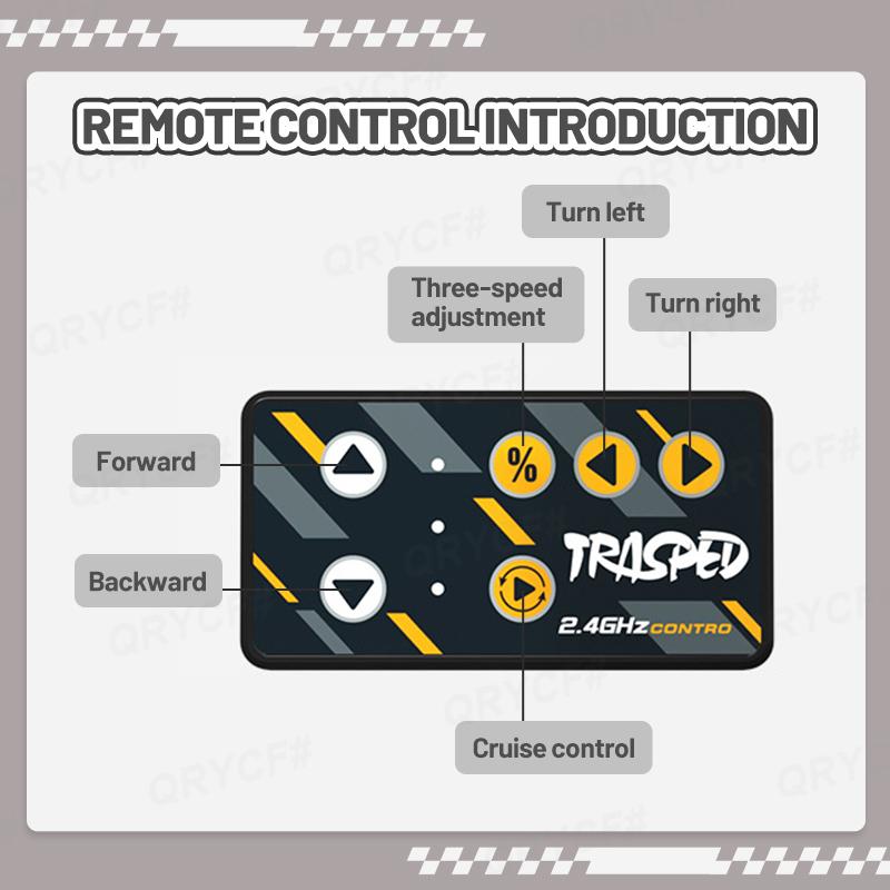 Mini Remote Control Truck with Trailer Toy Boat, 1:64 Scale Truck Remote Control Car with Lights, Speed/Steering Adjustable, Desktop Play, Easter Toy, Birthday Christmas Gifts for Kids Boys