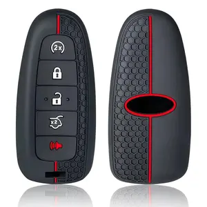 Silicone 5 Buttons Remote Car Key Case Cover Fob For Ford Explorer Edge Escape Flex Taurus 2011 2012 2013 2014 2015 Smart Car Car Key Protector
