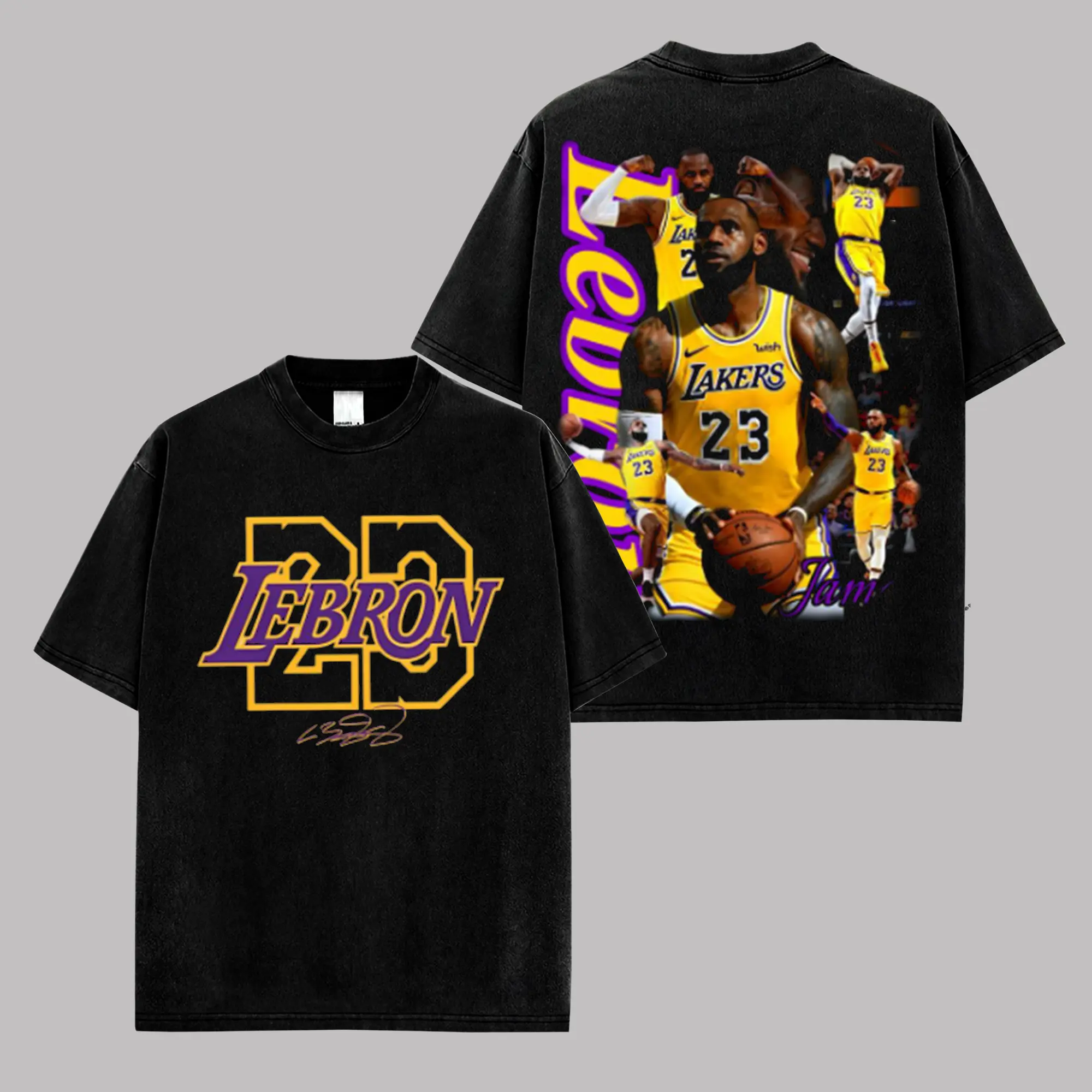[🎉Sale Up To 50%] LeBron James 23 Lakers Vintage Basketball Graphic T-Shirt, Retro Inspired Fan Tee, Oversized Sports Streetwear Shirt, Urban Athlete Apparel, Hoops Lover Gift For Basketball Fans